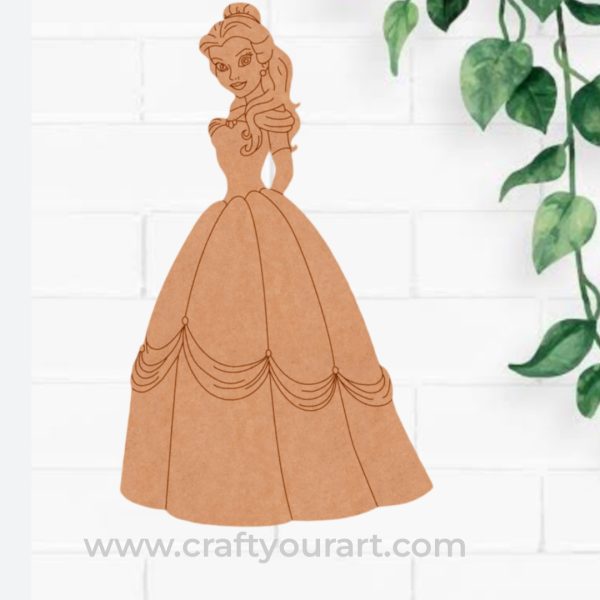 Disney Princess Bella Pre Marked MDF Design 3