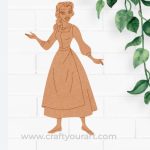Disney Princess Bella Pre Marked MDF Design 1