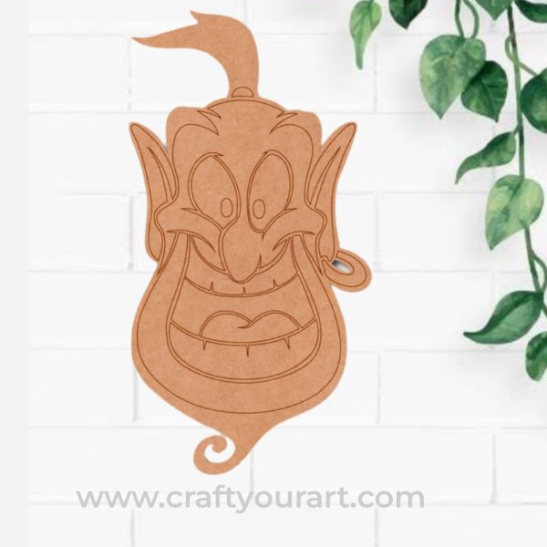 Aladdin Genie Pre Marked MDF Design 1