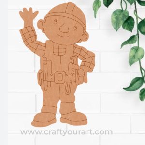 Bob The Builder Pre Marked MDF Design 3
