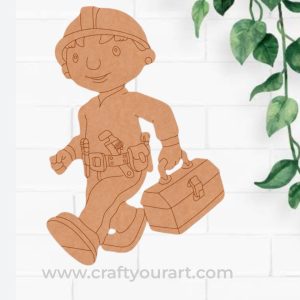 Bob The Builder Pre Marked MDF Design 2