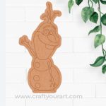 Frozen Cartoon Pre Marked MDF Design 2