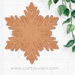 Frozen Cartoon Pre Marked MDF Design 4