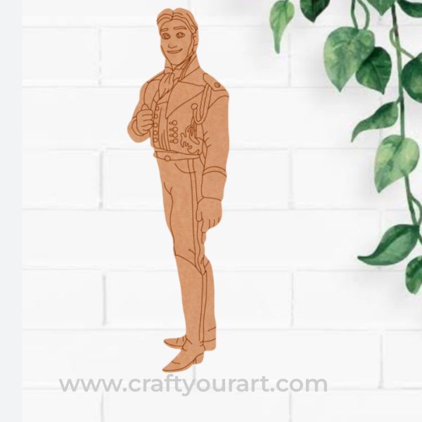 King Frozen Cartoon Pre Marked MDF Design 1