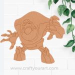 Frozen Cartoon Pre Marked MDF Design 6