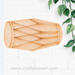 Dhol Pre Marked MDF Design 1