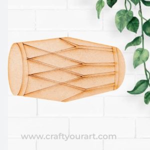 Dhol Pre Marked MDF Design 1