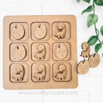 Tic Tac Toe Dinosaur Theme Design 2