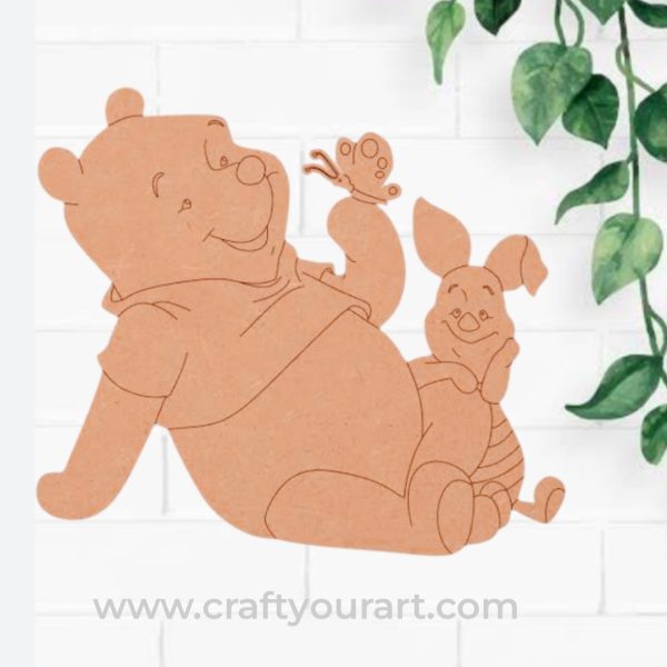 Winnie The Pooh Pre Marked MDF Design 3