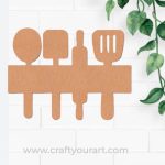 Kitchen Base Cutout MDF Design 1