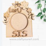 Floral Arch Sis Mini Photo Frame