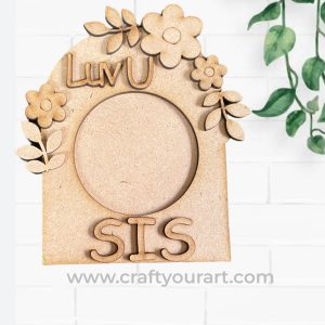Floral Arch Sis Mini Photo Frame