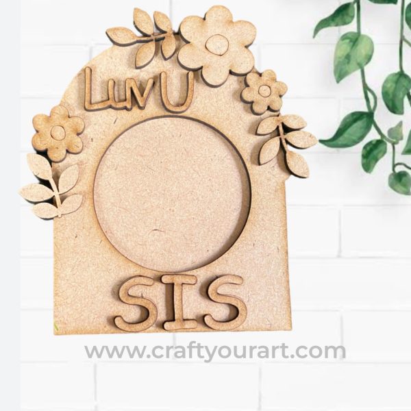 Floral Arch Sis Mini Photo Frame