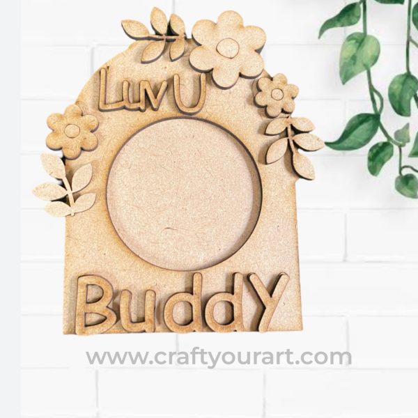 Floral Arch Buddy Mini Photo Frame