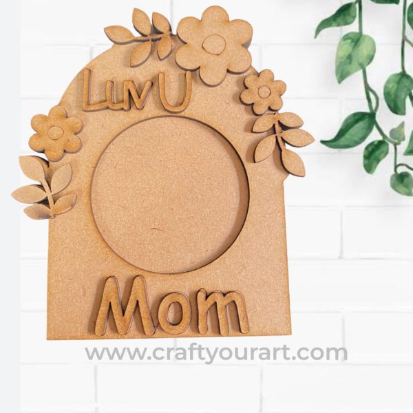 Floral Arch Mom Mini Photo Frame