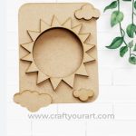 Sun Cloud Mini Photo Frame