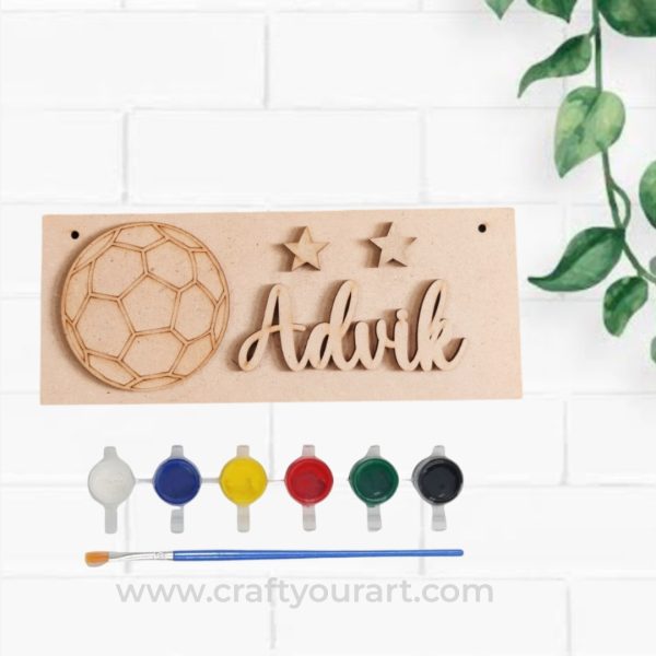 Kids DIY Kit Nameplate Design 1