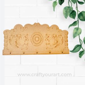 Kalamkari Pre Marked MDF Keyholder Design 1