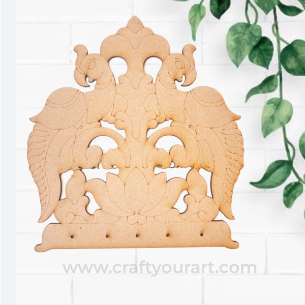 Parrot Pre Marked MDF Keyholder Design 1