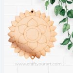 Mandala Car Hanging Pre Marked MDF Base Design 1