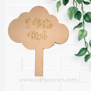 Baby Shower Props Pre Marked MDF Design 1