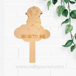 Baby Shower Props Pre Marked MDF Design 5