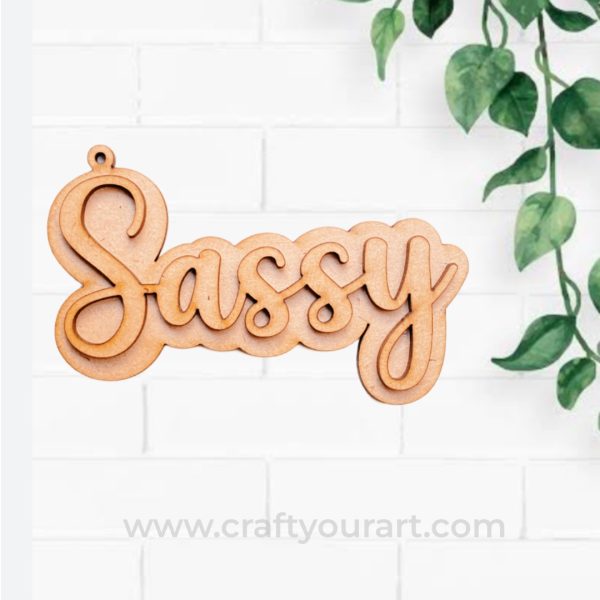 Celebrating Women Keychain Base Sassy