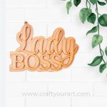 Celebrating Women Keychain Base Lady Boss
