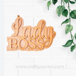 Celebrating Women Keychain Base Lady Boss