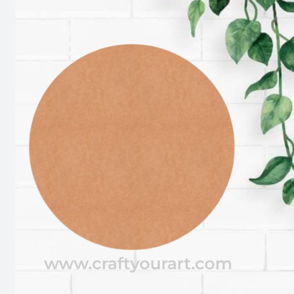 Plain Round Circle Pack Of 50Pcs
