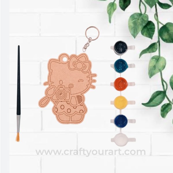 Kitty  Keychain DIY Kit Design 1