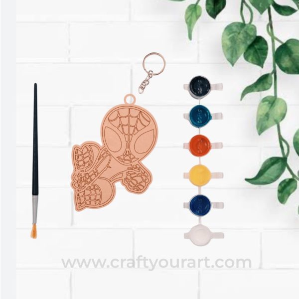 Spiderman Keychain DIY Kit