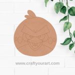 Angry Bird Pre Marked MDF Design 2
