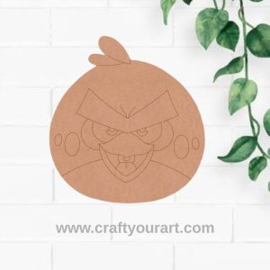 Angry Bird Pre Marked MDF Design 2