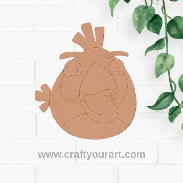 Angry Bird Pre Marked MDF Design 3