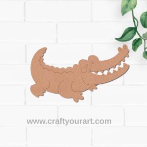 Baby Crocodile Pre Marked MDF Design 3