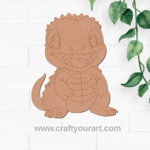 Baby Crocodile Pre Marked MDF Design 5