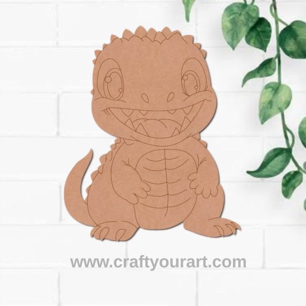 Baby Crocodile Pre Marked MDF Design 5
