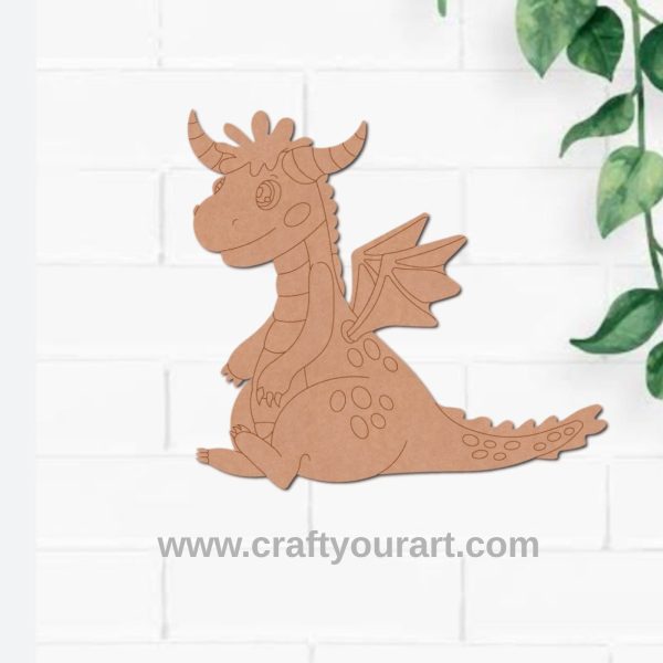 Baby Dragon Pre Marked MDF Design 1