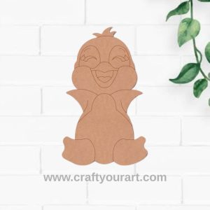 Baby Penguin Pre Marked MDF Design 1