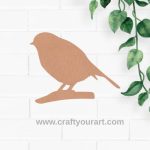 Bird Cutout MDF Design 2