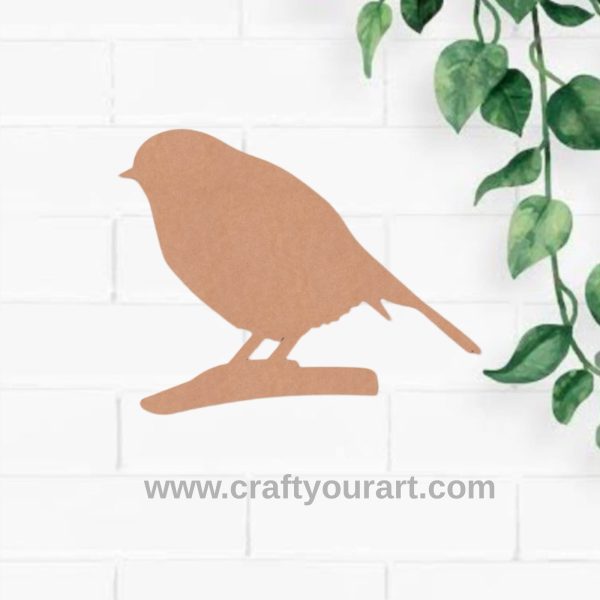 Bird Cutout MDF Design 2