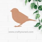 Bird Cutout MDF Design 5