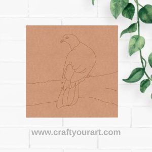 Bird Pre Marked Base MDF Design 1