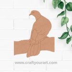 Bird Pre Marked MDF Design 2