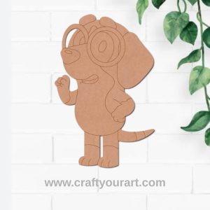 Bluey Dog Cartoon Pre Marked MDF Design 2
