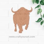 Bull Pre Marked MDF Design 1