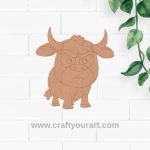 Bull Pre Marked MDF Design 3