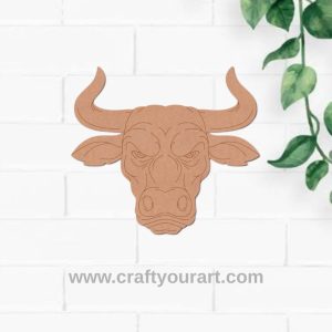Bull Pre Marked MDF Design 4