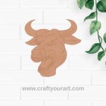 Bull Pre Marked MDF Design 5
